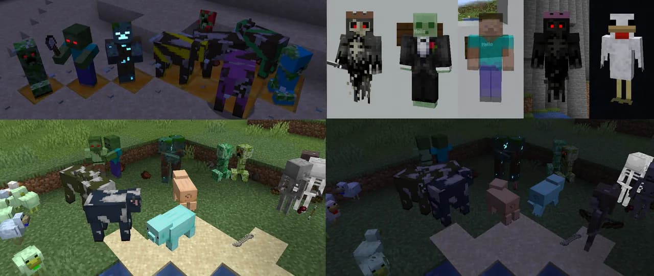 [ETF] Entity Texture Features для Minecraft 1.16.5