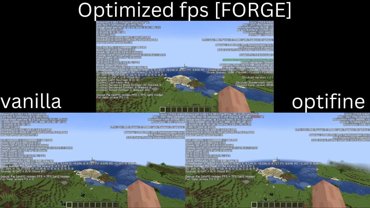 Optimized fps для Minecraft 1.16.5