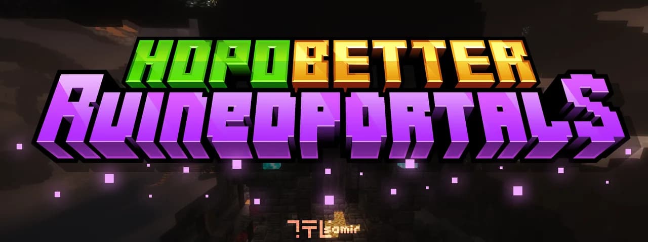 Hopo Better Ruined Portals — дата-пак для Minecraft 1.16.5
